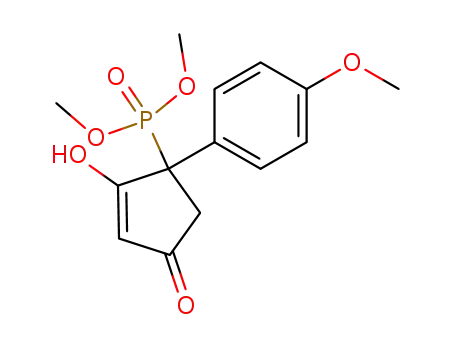 4-(Dimethylphosphono)-3-hydroxy-4-(p-methoxyphenyl)-2-cyclopenten-1-one