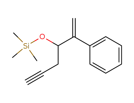 2-phenyl-3-(trimethylsiloxy)-1-hexen-5-yne