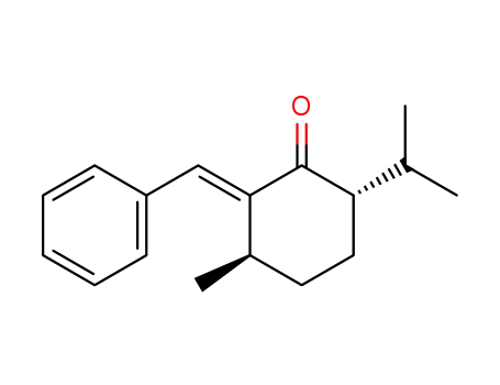 (E)-1R,4S-2-benzylidene-1-methyl-4-isopropylcyclohexan-3-one
