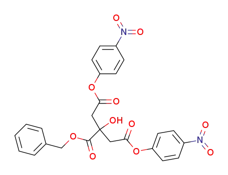 3-Benzyloxycarbonyl-3-hydroxy-pentanedioic acid bis-(4-nitro-phenyl) ester