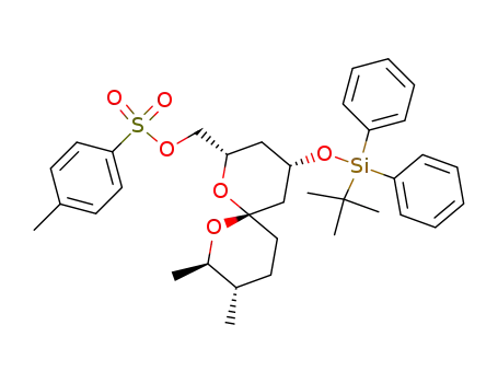 (2R,3S,6S,8S,10S)-(+)-10-diphenyl-t-butylsilyloxy-2,3-dimethyl-8-(p-tolylsulphonyloxy)methyl-1,7-dioxaspiro<5.5>undecane