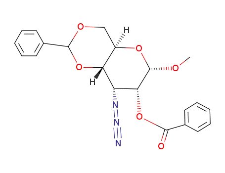 methyl 3-azido-2-O-benzoyl-4,6-O-benzylidene-3-deoxy-α-D-allopyranoside