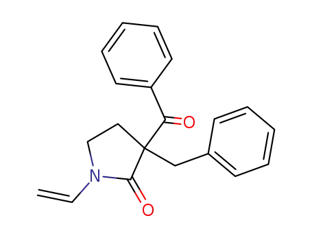 3-Benzoyl-3-benzyl-1-vinyl-pyrrolidin-2-one