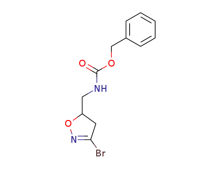 5-<(benzyloxycarbonylamino)methyl>-3-bromo-2-isoxazoline