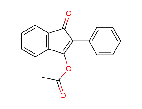 1-oxo-2-phenyl-1H-inden-3-yl acetate
