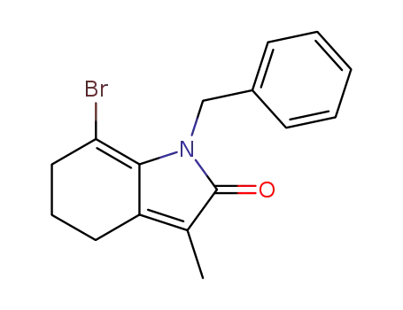 1-Benzyl-7-bromo-3-methyl-1,4,5,6-tetrahydro-indol-2-one