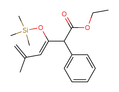 (Z)-5-Methyl-2-phenyl-3-trimethylsilanyloxy-hexa-3,5-dienoic acid ethyl ester