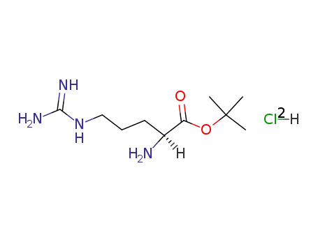 Molecular Structure of 87459-72-1 (L-ARGININE T-BUTYL ESTER DIHYDROCHLORIDE)