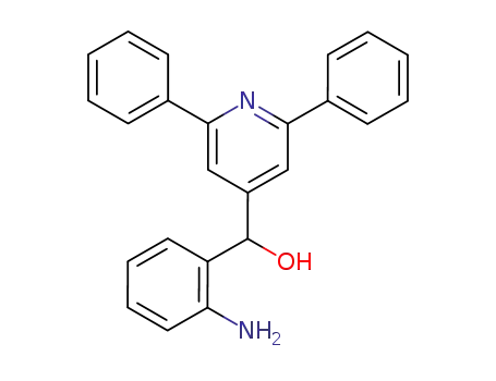 Molecular Structure of 78500-91-1 ((2-aminophenyl)-(2,6-diphenyl-4-pyridyl)methanol)