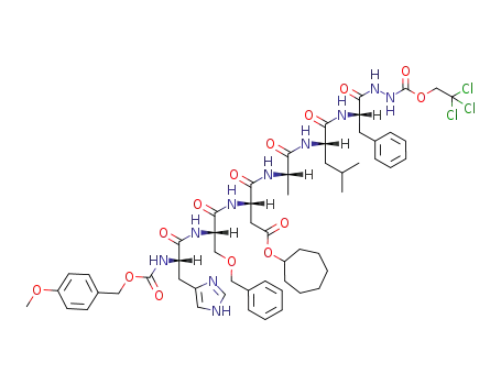 Z(OMe)-His-Ser(Bzl)-Asp(OChp)-Ala-Leu-Phe-NHNH-Troc