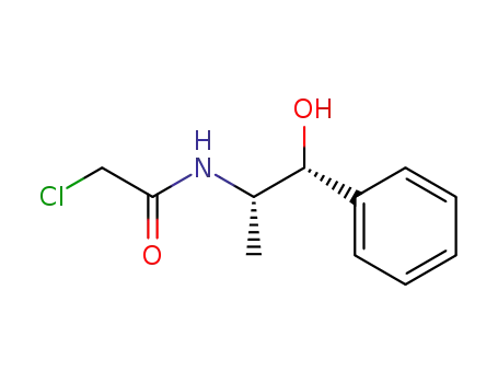 Molecular Structure of 16251-50-6 ((1S,2R)-(+)-2-chloro-N-(2-hydroxy-1-methyl-2-phenylethyl)acetamide)