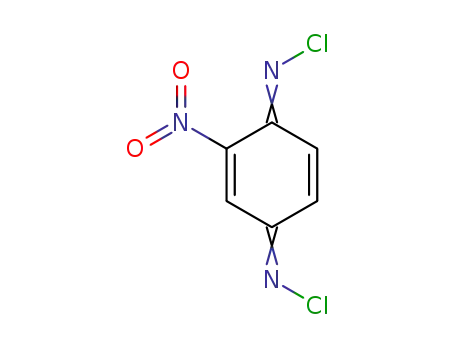 Molecular Structure of 16383-62-3 (2,5-Cyclohexadiene-1,4-diimine,N1,N4-dichloro-2-nitro-)