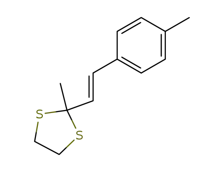 2-Methyl-2-((E)-2-p-tolyl-vinyl)-[1,3]dithiolane