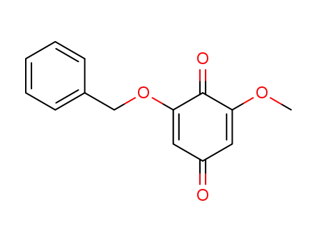 2,5-Cyclohexadiene-1,4-dione, 2-methoxy-6-(phenylmethoxy)-