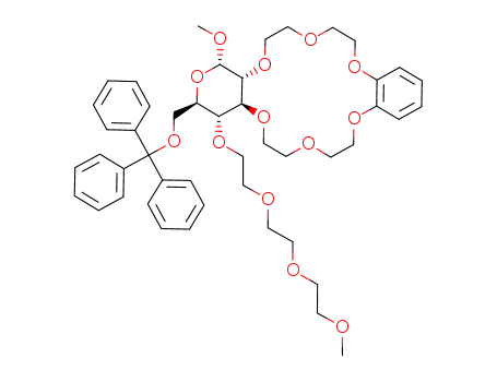 (1S,3R,4R,4aS,22aR)-1-Methoxy-4-{2-[2-(2-methoxy-ethoxy)-ethoxy]-ethoxy}-3-trityloxymethyl-3,4,4a,6,7,9,10,17,18,20,21,22a-dodecahydro-1H-2,5,8,11,16,19,22-heptaoxa-dibenzo[a,j]cyclooctadecene