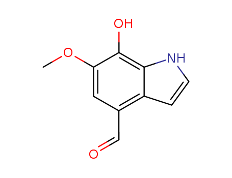 1H-Indole-4-carboxaldehyde, 7-hydroxy-6-methoxy-