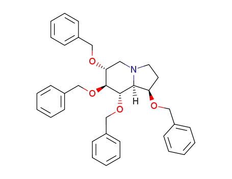 (1R,6R,7S,8S,8aS)-1,6,7,8-Tetra-O-benzyloctahydroindolizine