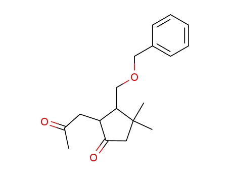 2-(2-oxopropyl)-3-<(benzyloxy)methyl>-4,4-dimethylcyclopentanone