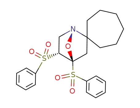 4,5-endo-bis(phenylsulfonyl)-7-oxa-1-azabicyclo<2.2.1>heptane-2-spiro-1'-cycloheptane
