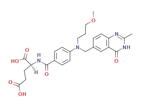 (S)-2-{4-[(3-Methoxy-propyl)-(2-methyl-4-oxo-3,4-dihydro-quinazolin-6-ylmethyl)-amino]-benzoylamino}-pentanedioic acid