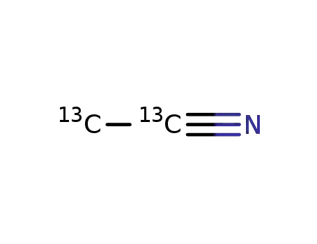 Molecular Structure of 1722-25-4 (ACETONITRILE (1,2-13C2))