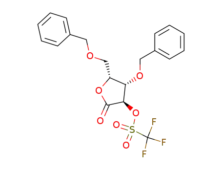 3,5-di-O-benzyl-2-O-trifluoromethanesulfonyl-D-xylono-γ-lactone