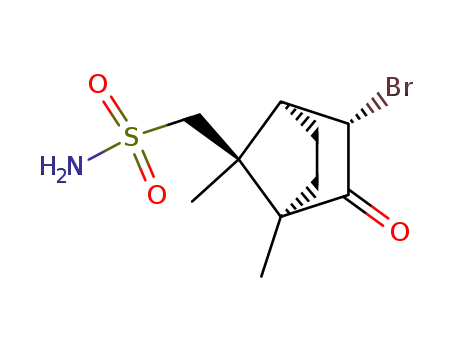 Molecular Structure of 60886-78-4 (d-α-bromocamphor-?-sulfonamide)