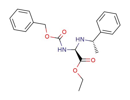 ethyl (S,R)-N-benzyloxycarbonyl-N'-(β-phenethyl)-α,α-diaminoacetate