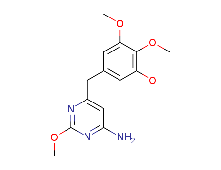 4-Pyrimidinamine,2-methoxy-6-[(3,4,5-trimethoxyphenyl)methyl]-