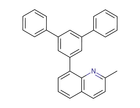 Molecular Structure of 142841-76-7 (Quinoline, 2-methyl-8-[1,1':3',1''-terphenyl]-5'-yl-)