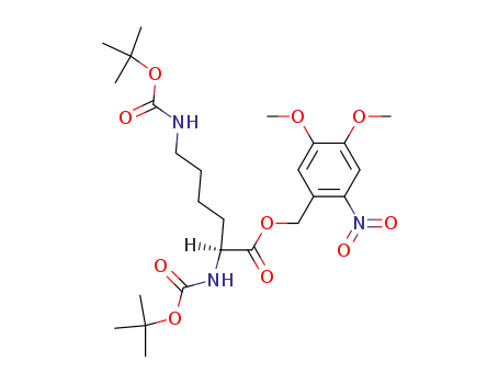 N,ω-(Boc)2-L-lysine (4,5-dimethoxy-2-nitro)benzyl ester