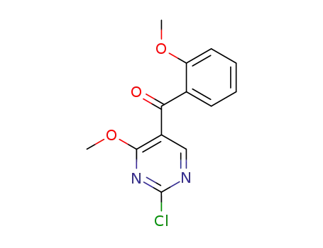 (2-chloro-4-methoxypyrimidin-5-yl)(2-methoxyphenyl)methanone