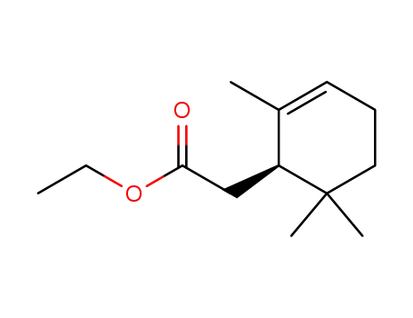2-Cyclohexene-1-acetic acid, 2,6,6-trimethyl-, ethyl ester, (R)-