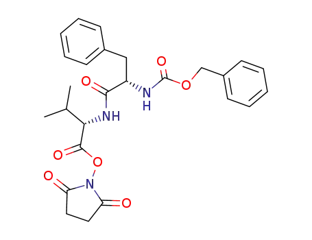 2,5-Pyrrolidinedione,
1-[[N-[N-[(phenylmethoxy)carbonyl]-L-phenylalanyl]-L-valyl]oxy]-