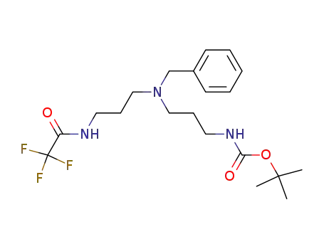 Carbamic acid,
[3-[(phenylmethyl)[3-[(trifluoroacetyl)amino]propyl]amino]propyl]-,
1,1-dimethylethyl ester