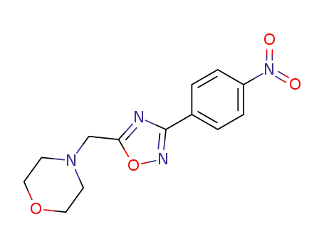 4-<<3-(4-nitrophenyl)-1,2,4-oxadiazol-5-yl>methyl>morpholine