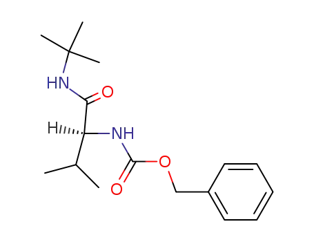 Molecular Structure of 61274-17-7 (Z-val-nhtbu)