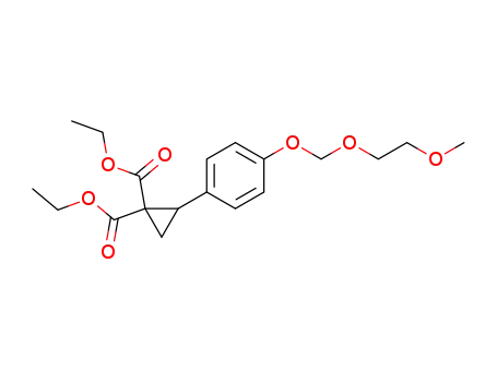 diethyl 2-<4-<(2-methoxyethoxy)methoxy>phenyl>cyclopropane-1,1-dicarboxylate