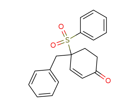 4-(Benzenesulfonyl)-4-benzylcyclohex-2-en-1-one