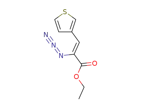 ethyl (2Z)-2-azido-3-(3-thienyl)-2-propenoate