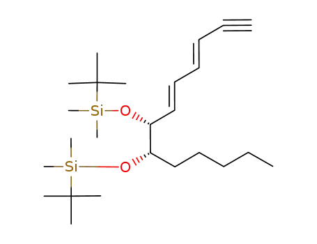 (3E,5E)-(7R,8S)-7,8-Bis-(tert-butyl-dimethyl-silanyloxy)-trideca-3,5-dien-1-yne