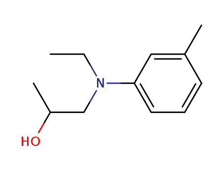 Molecular Structure of 62570-22-3 (2-Propanol, 1-[ethyl(3-methylphenyl)amino]-)