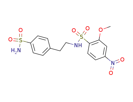 2-Methoxy-4-nitro-N-[2-(4-sulfamoyl-phenyl)-ethyl]-benzenesulfonamide