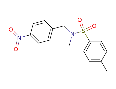 Molecular Structure of 115562-51-1 (Benzenesulfonamide, N,4-dimethyl-N-[(4-nitrophenyl)methyl]-)