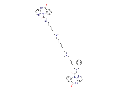 Molecular Structure of 152429-67-9 (C<sub>57</sub>H<sub>74</sub>N<sub>10</sub>O<sub>4</sub>)
