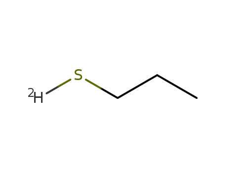 Molecular Structure of 64071-73-4 (PROPANETHIOL-SD)