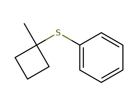 Benzene, [(1-methylcyclobutyl)thio]-