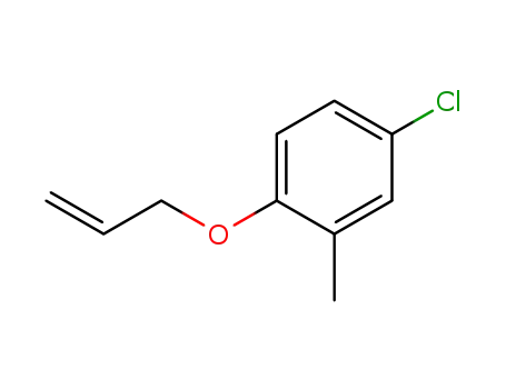 Molecular Structure of 68536-94-7 (Benzene, 4-chloro-2-methyl-1-(2-propenyloxy)-)