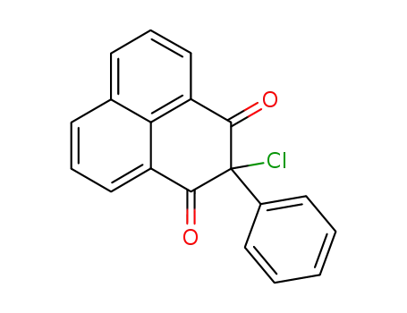 Molecular Structure of 5084-47-9 (2-chloro-2-phenyl-1H-phenalene-1,3(2H)-dione)