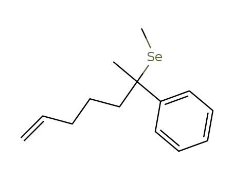 Benzene, [1-methyl-1-(methylseleno)-5-hexenyl]-